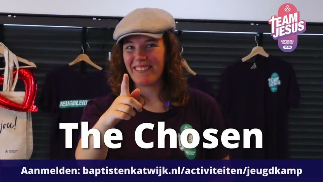 Meld je aan voor jeugdkamp 2026 | The Chosen | Team Jesus
